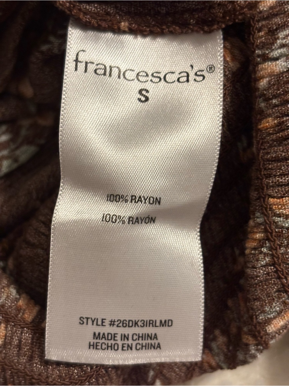 Brown Floral Smocked Wide-Leg Jumpsuit with Tie Straps - Picture 8 of 8